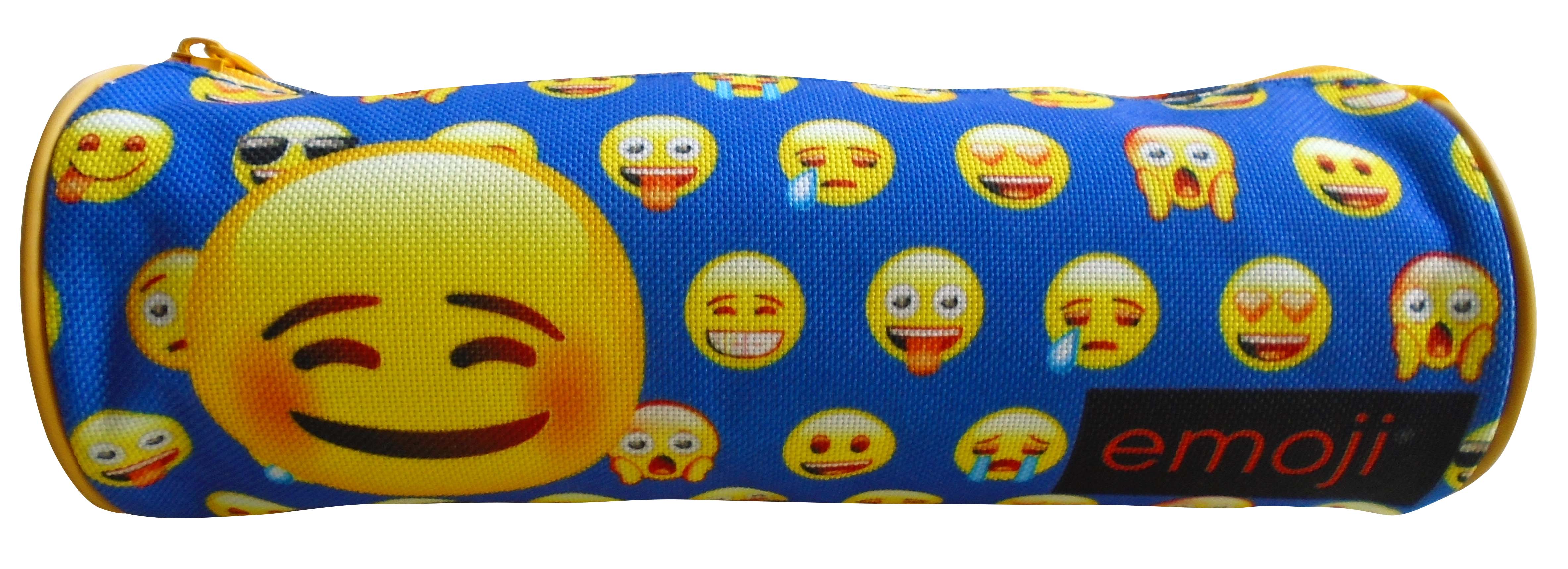 EMOJI Σχολική Κασετίνα Βαρελάκι Image 1++