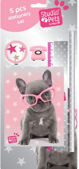STUDIO PETS 5PCS STATIONERY SET Image 1++