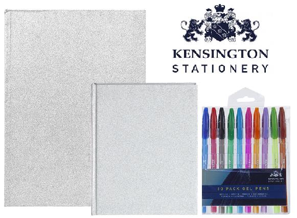 GLITTER ΤΕΤΡΑΔΙΑ ΚΑΙ ΣΤΥΛΟ GEL Image 1++