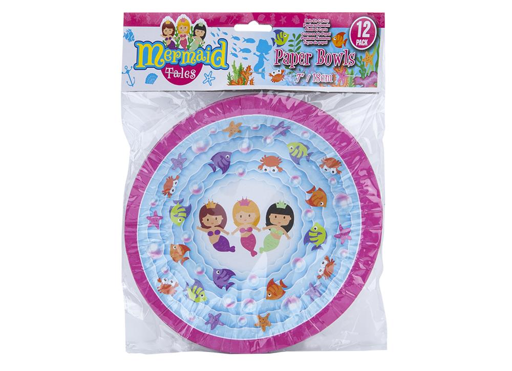 Χάρτινα Μπωλ Γοργόνα