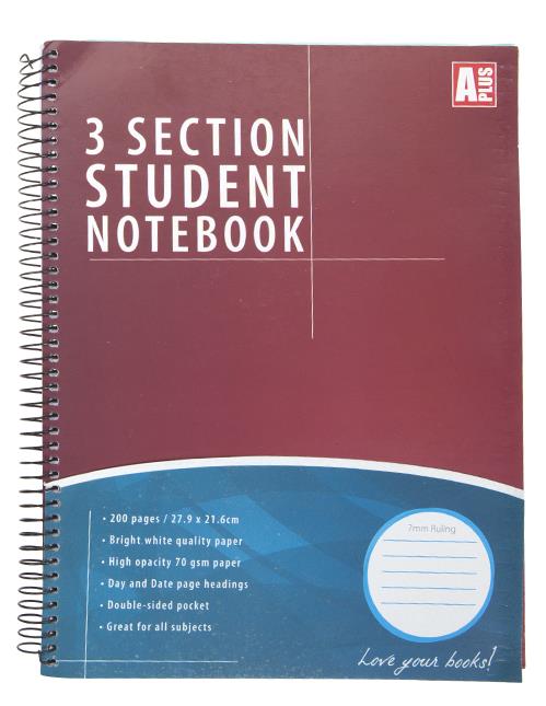 A4 Τετράδιο 3 Θεμάτων Image 1++