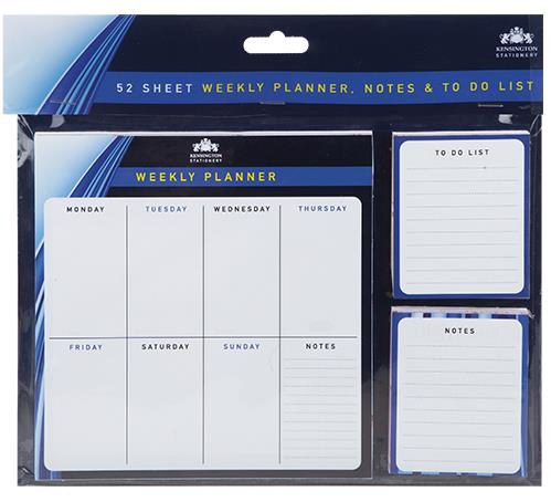 Εβδομαδιαίο Planner Γραφείου με Σημειώσεις Image 1++