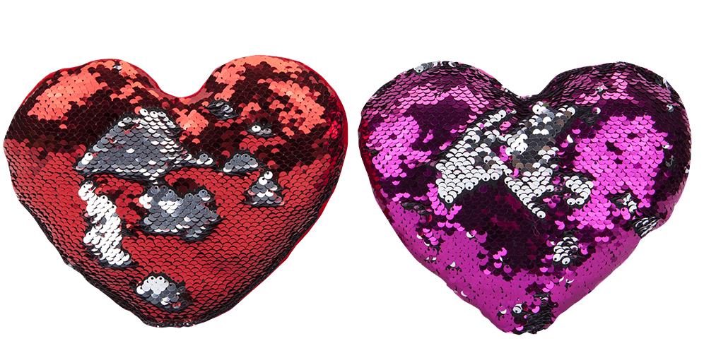 Μαξιλάρι Καρδιά με Πούλιες