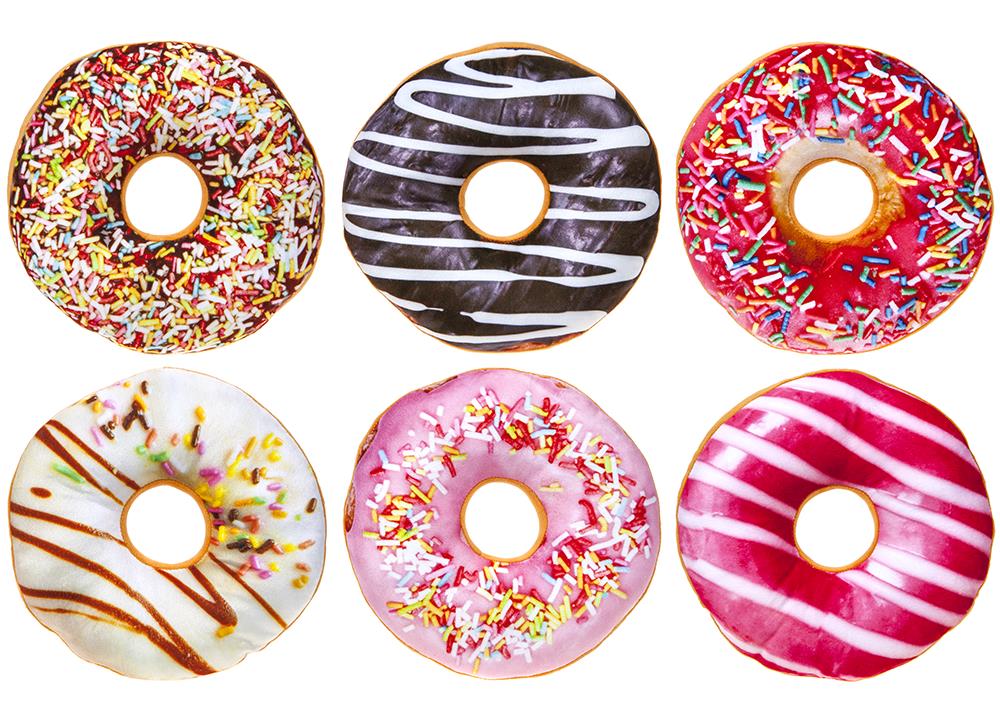 PRINTED DONUT PLUSH 24CM Image 1++