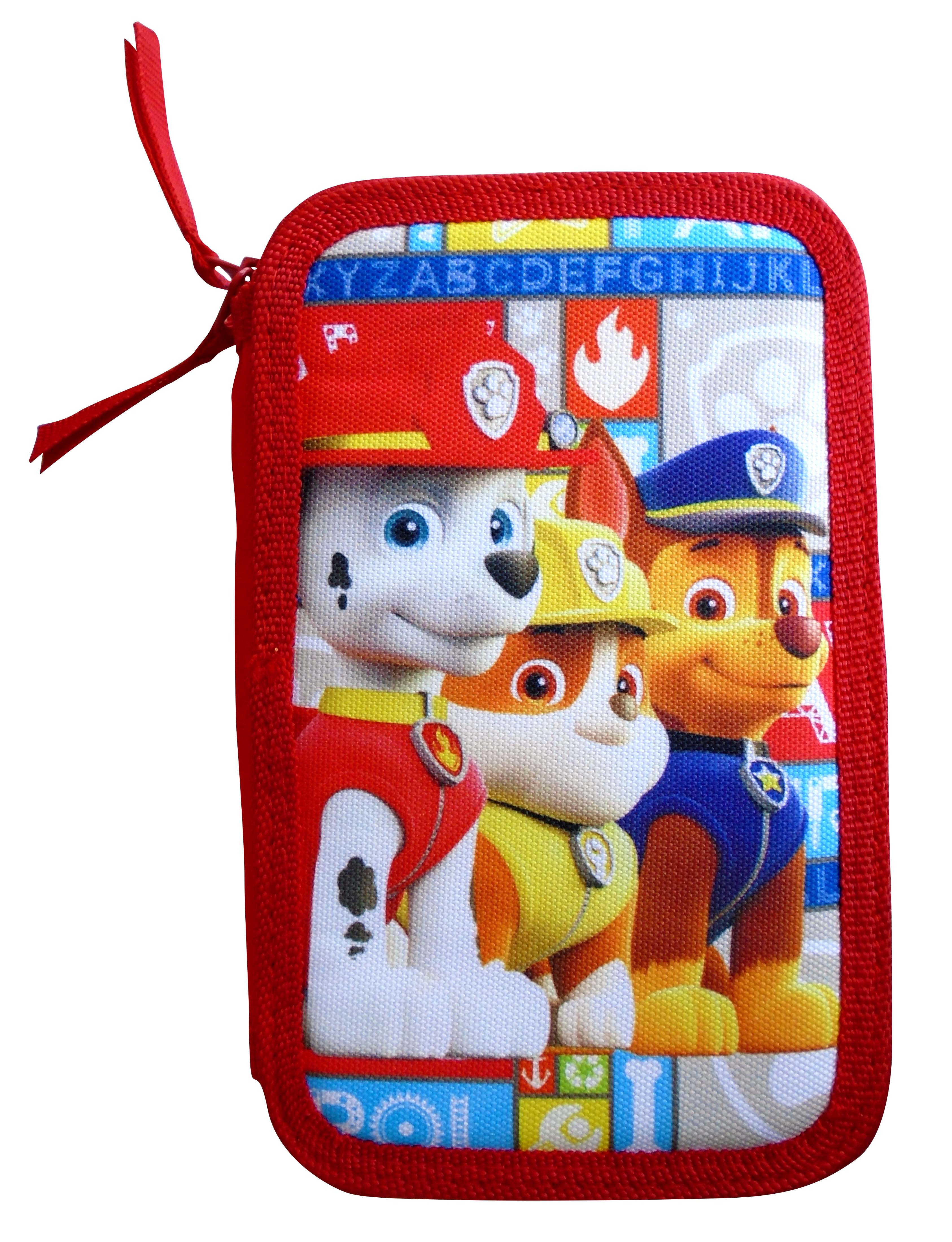 PAW PATROL Σχολική Κασετίνα Διπλή Γεμάτη Image 1++