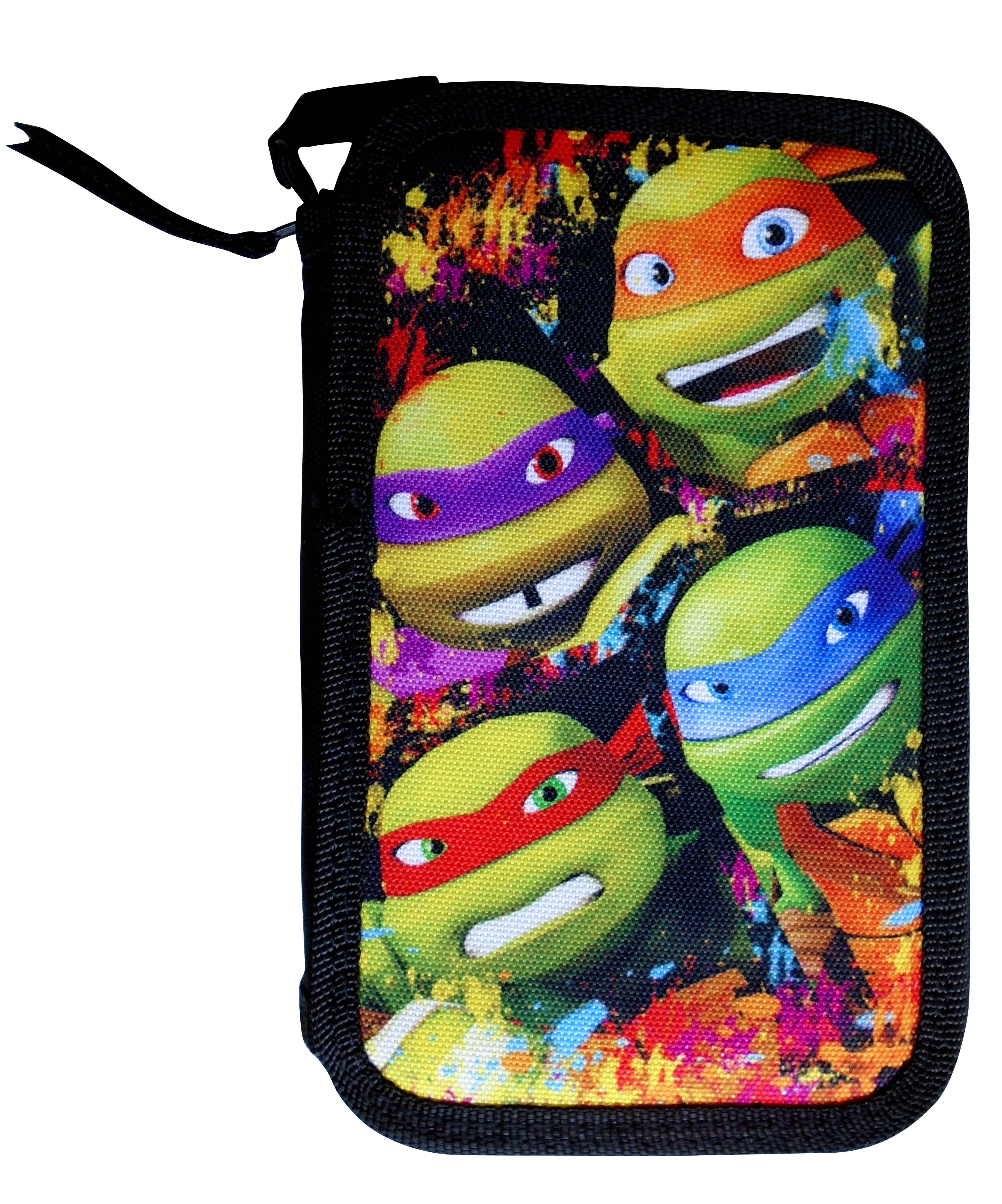 NINJA TURTLES Σχολική Κασετίνα Διπλή Γεμάτη Image 1++