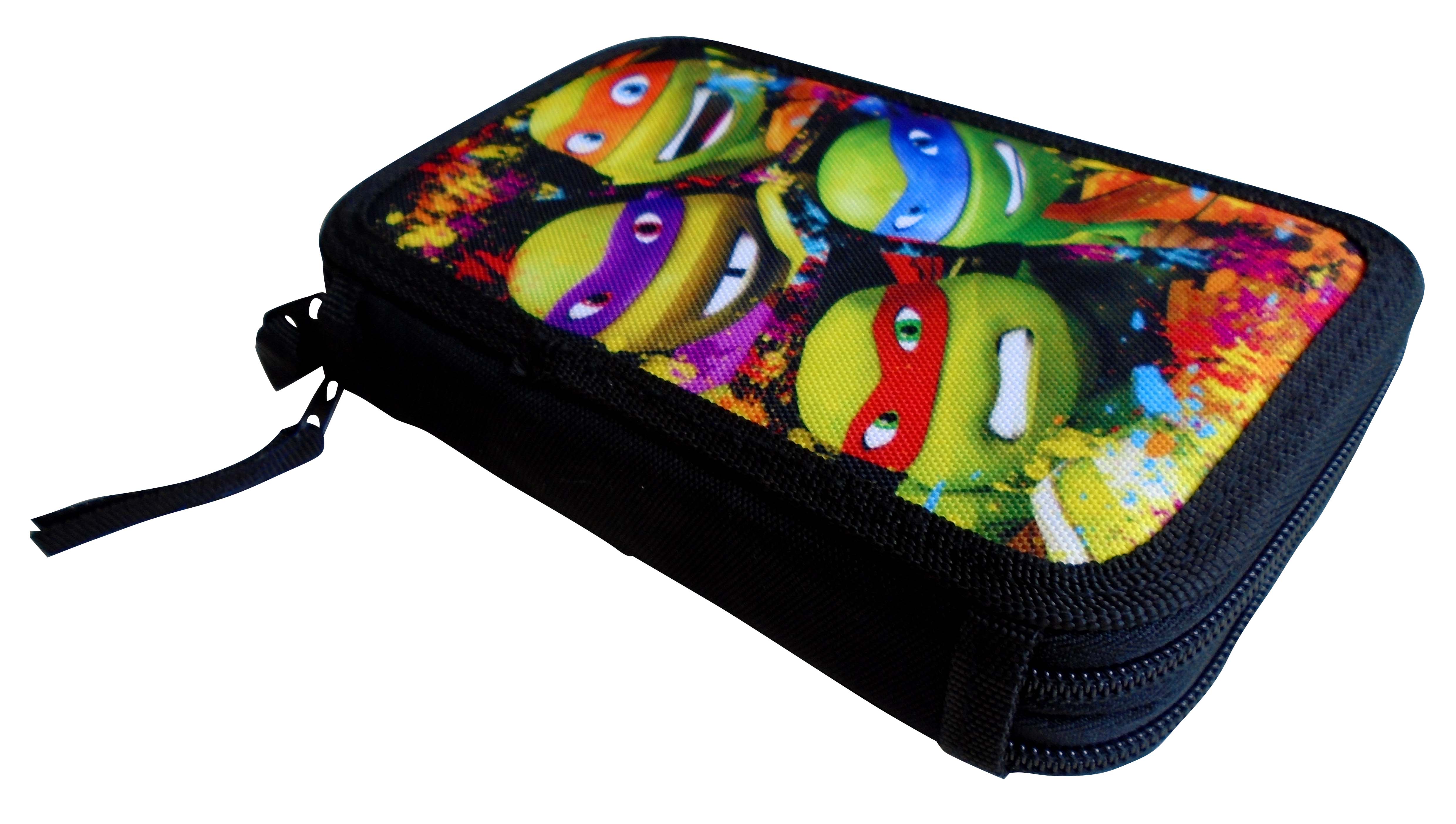 NINJA TURTLES Σχολική Κασετίνα Διπλή Γεμάτη Image 1++