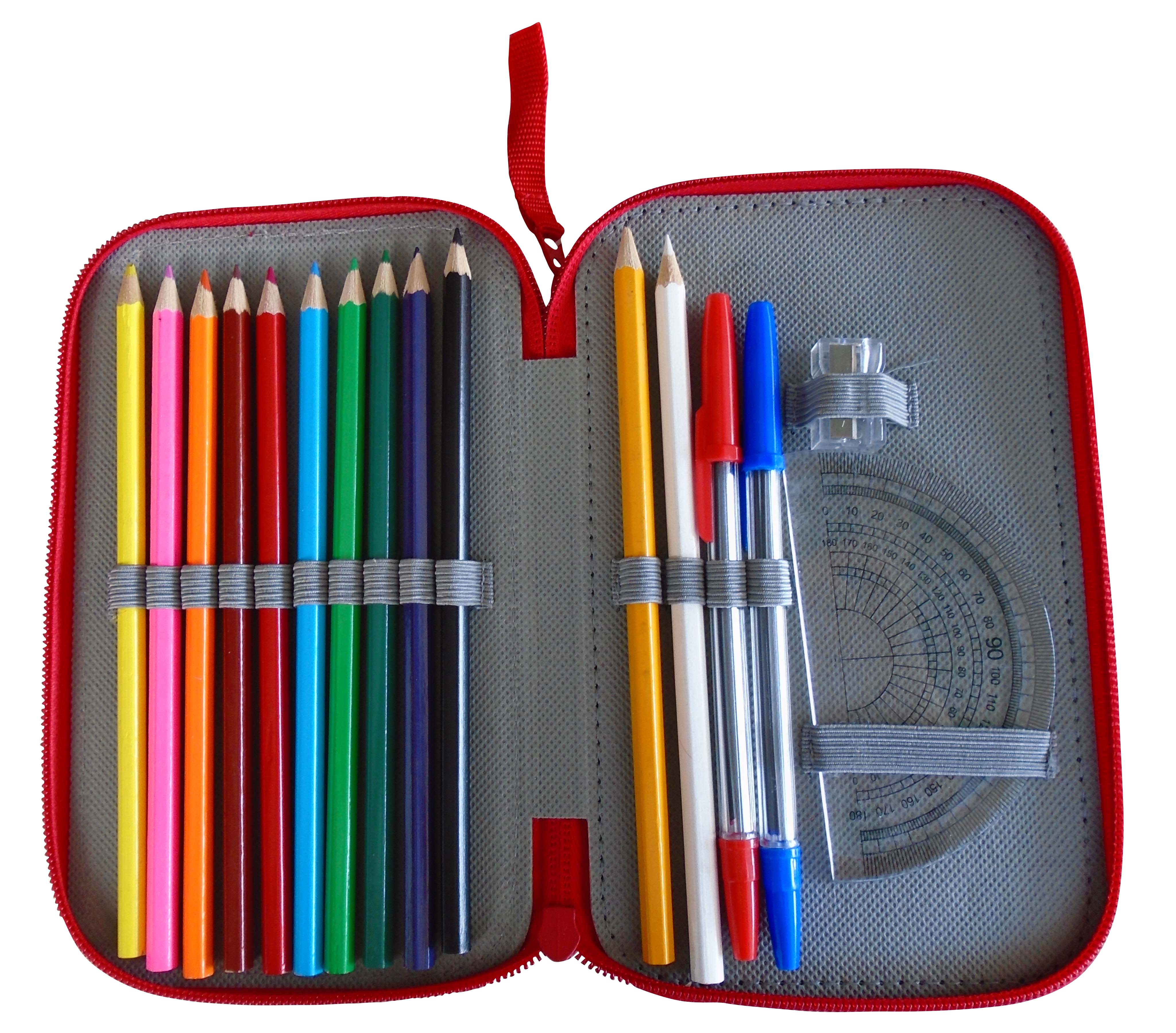 STAR WARS Σχολική Κασετίνα Διπλή Γεμάτη Image 1++