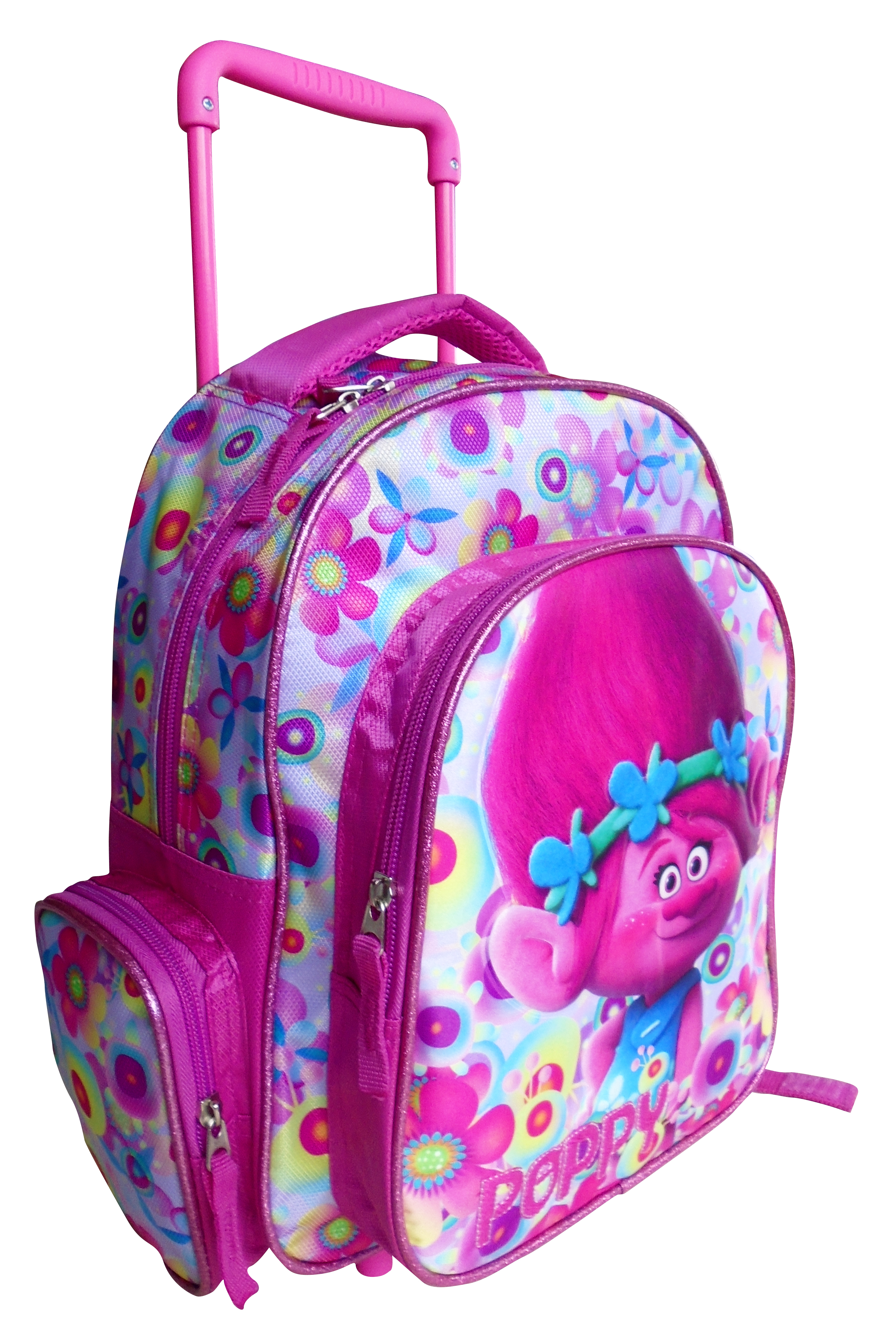 TROLLS Σχολικό Σακίδιο Τρόλεϋ Νηπιαγωγείου Image 1++