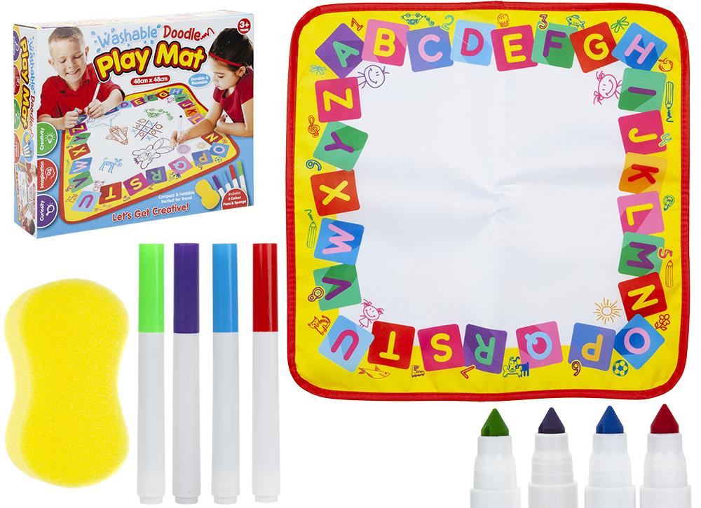 Παιδικό Χαλί Play mat με 4 Μαρκαδόρους Image 1++