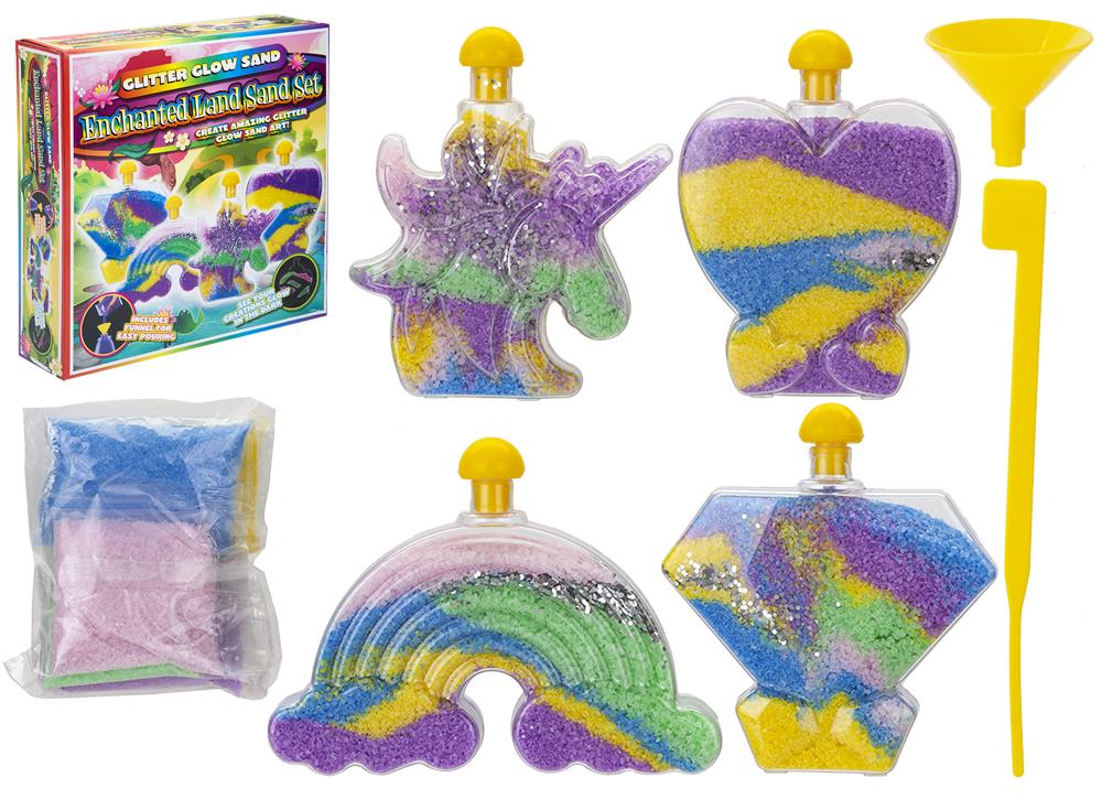 Δημιουργικό Σετ με Λαμπερή Glitter Άμμο Image 1++