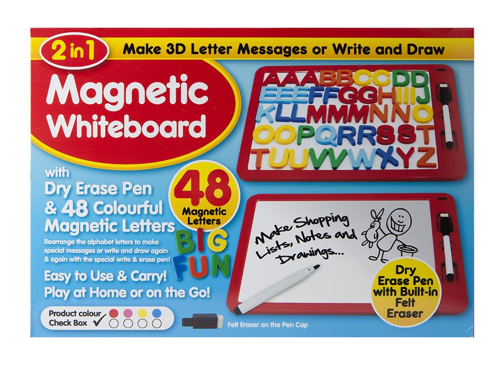 Μαγνητικός Πίνακας με 48 Μαγνητικά Γράμματα Image 1++