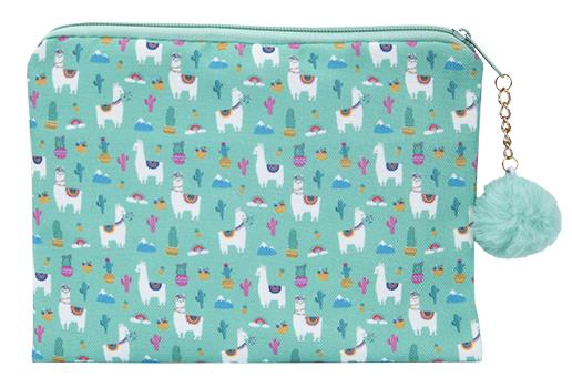 LLAMA LOVE PRINT MEDIUM PURSE Image 1++