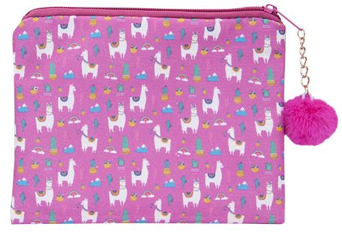 LLAMA LOVE PRINT MEDIUM PURSE Image 1++