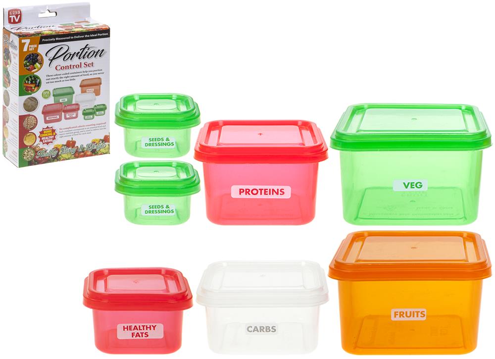 Σετ 7 Δοχεία Φαγητού και Σνακ για Υγιεινές Μερίδες Image 1++