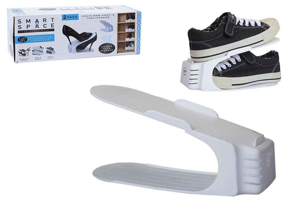 SHOE RACK SPACE SAVERS PACK OF 2 Image 1++