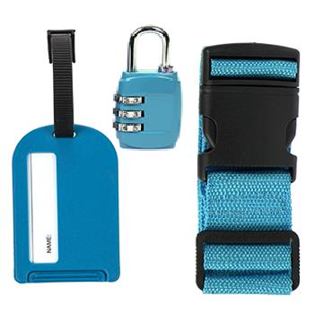 Σετ Ταξιδίου Λουκέτο, Ετικέτα, Λουρί Image 1++