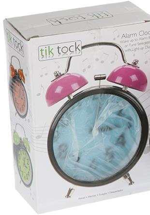 Ξυπνητήρι Διπλό Μεταλλικό με Φως Image 1++