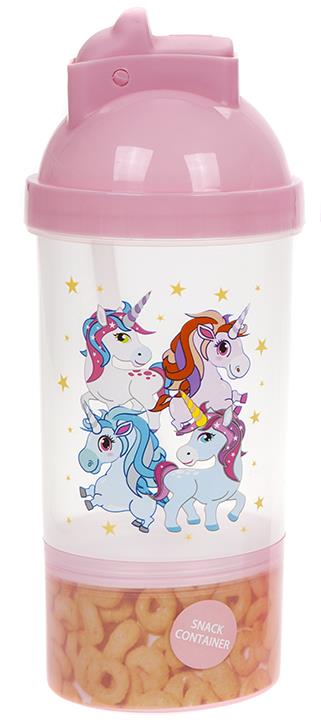 Παιδικά Παγούρια με θήκη για σνακ και καλαμάκι Image 1++