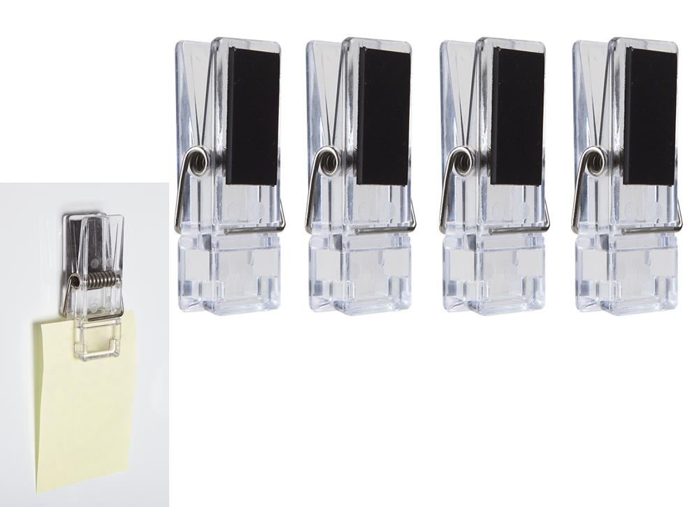 Σετ 4 Mαγνητικά Μανταλάκια Ψυγείου Image 1++