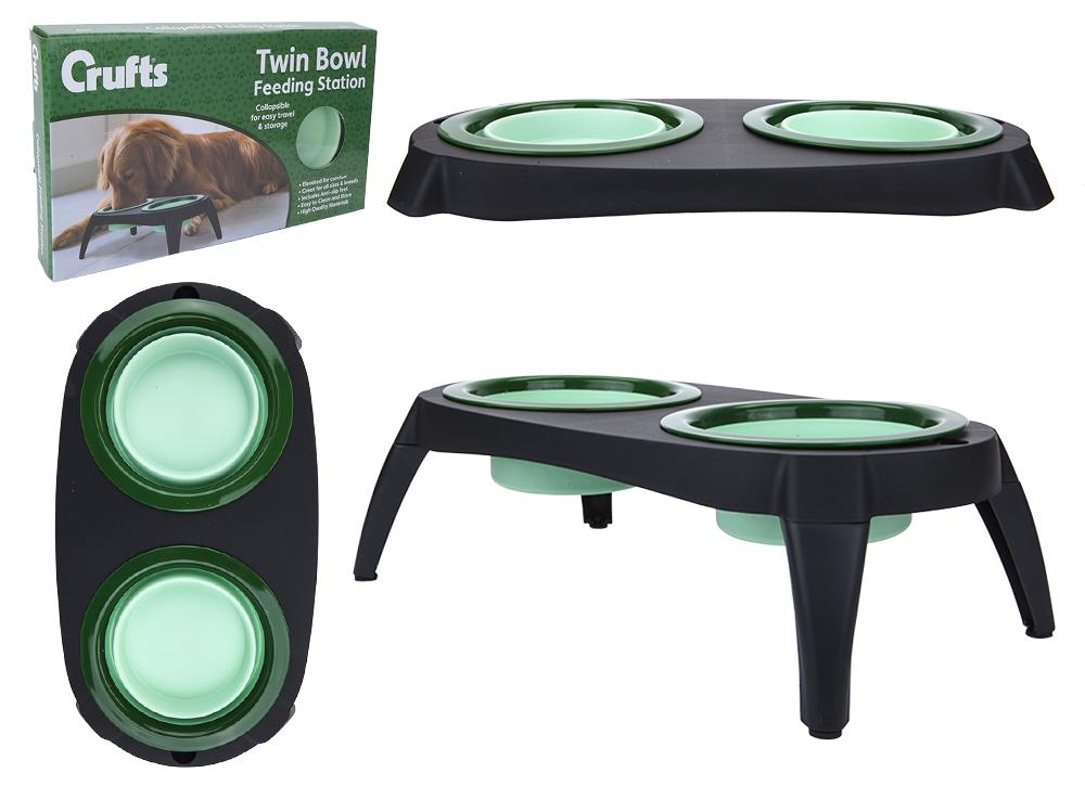 Τραπεζάκι και Μπωλ Τροφής Κατοικιδίων για το ταξίδι Image 1++