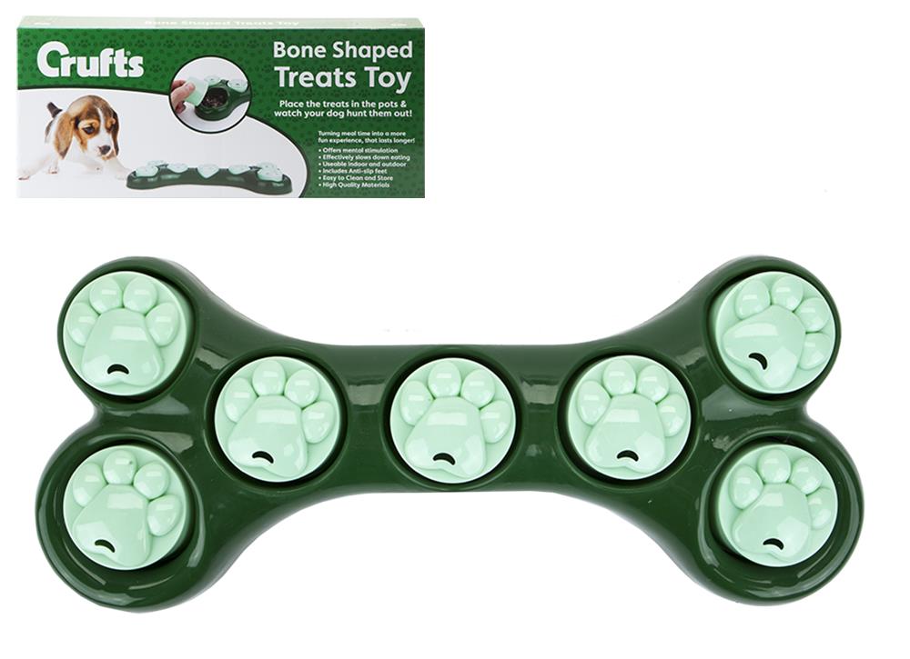 CRUFTS BONE SHAPE TREAT TOY Image 1++
