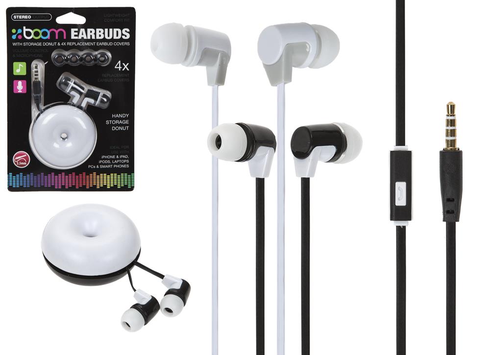 Ακουστικά Ψείρες με ανταλλακτικά σε θήκη Donut Image 1++