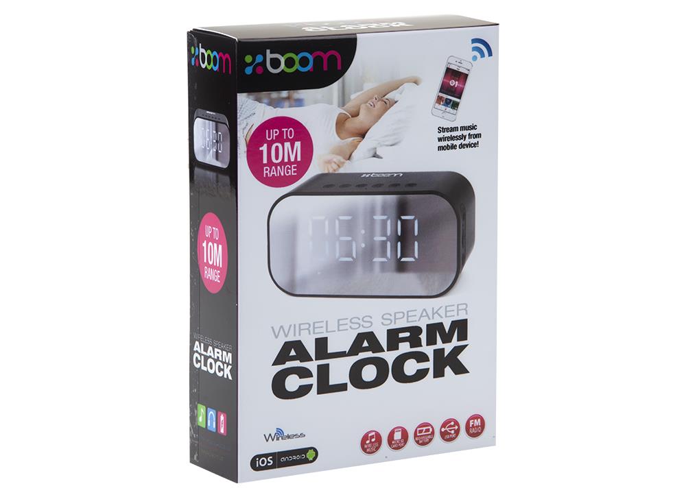 WIRELESS SPEAKER WITH ALARM CLOCK Image 1++