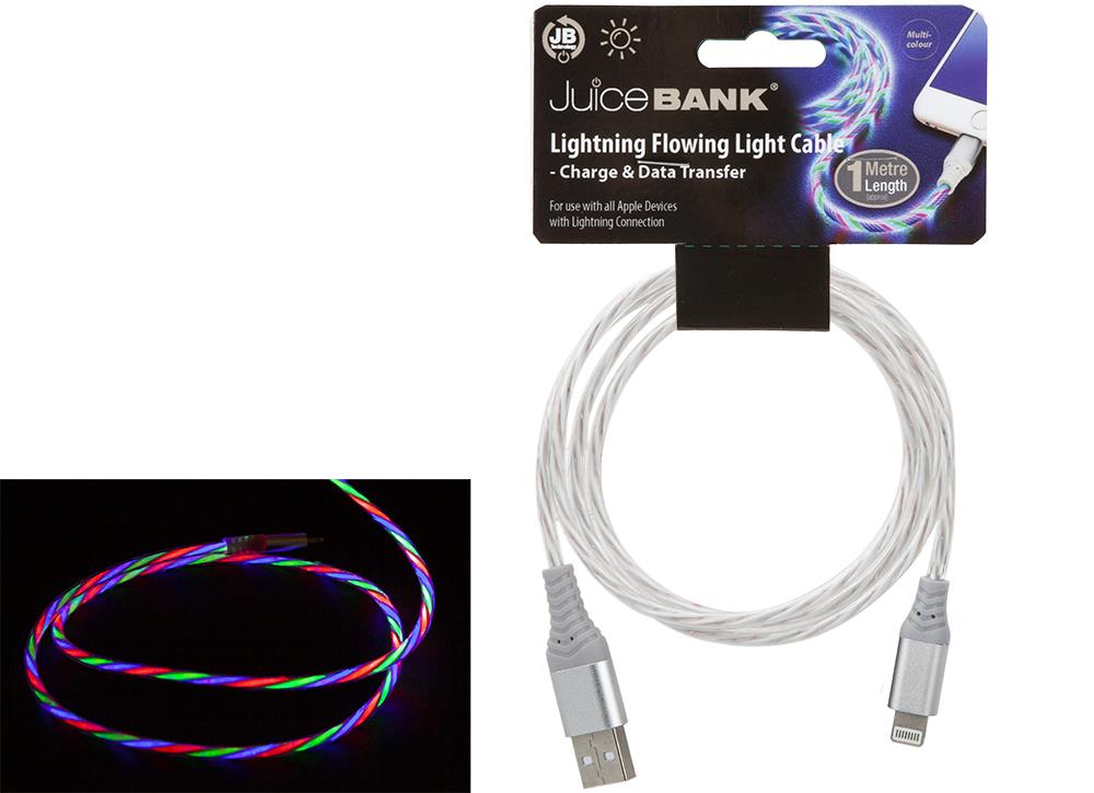 Καλώδιο Φόρτισης Lightning με Φως Image 1++