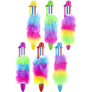 Γούνινο Στυλό 6 Χρώματα