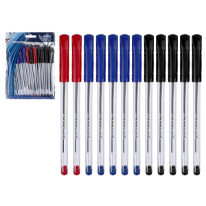 12 Στυλό 3 Διαφορετικά Χρώματα