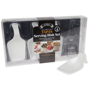 4 Μπωλ σε σχήμα κουταλιού για Σνακ