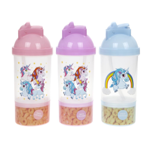 Παιδικά Παγούρια με θήκη για σνακ και καλαμάκι