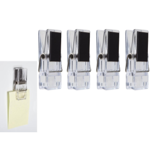 Σετ 4 Mαγνητικά Μανταλάκια Ψυγείου