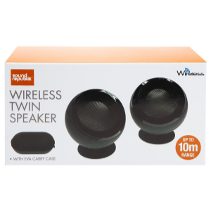 Ζευγάρι Ηχείων BLUETOOTH  σε θήκη μεταφοράς.